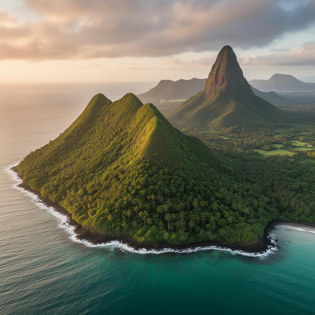 São Tomé and Príncipe island landscape